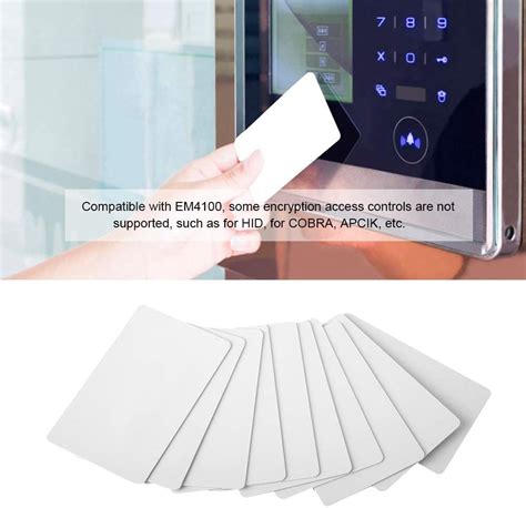 pvc smart rfid card|Blank White PVC Cards Plastic, Contactless 125kHz Smart RFID .